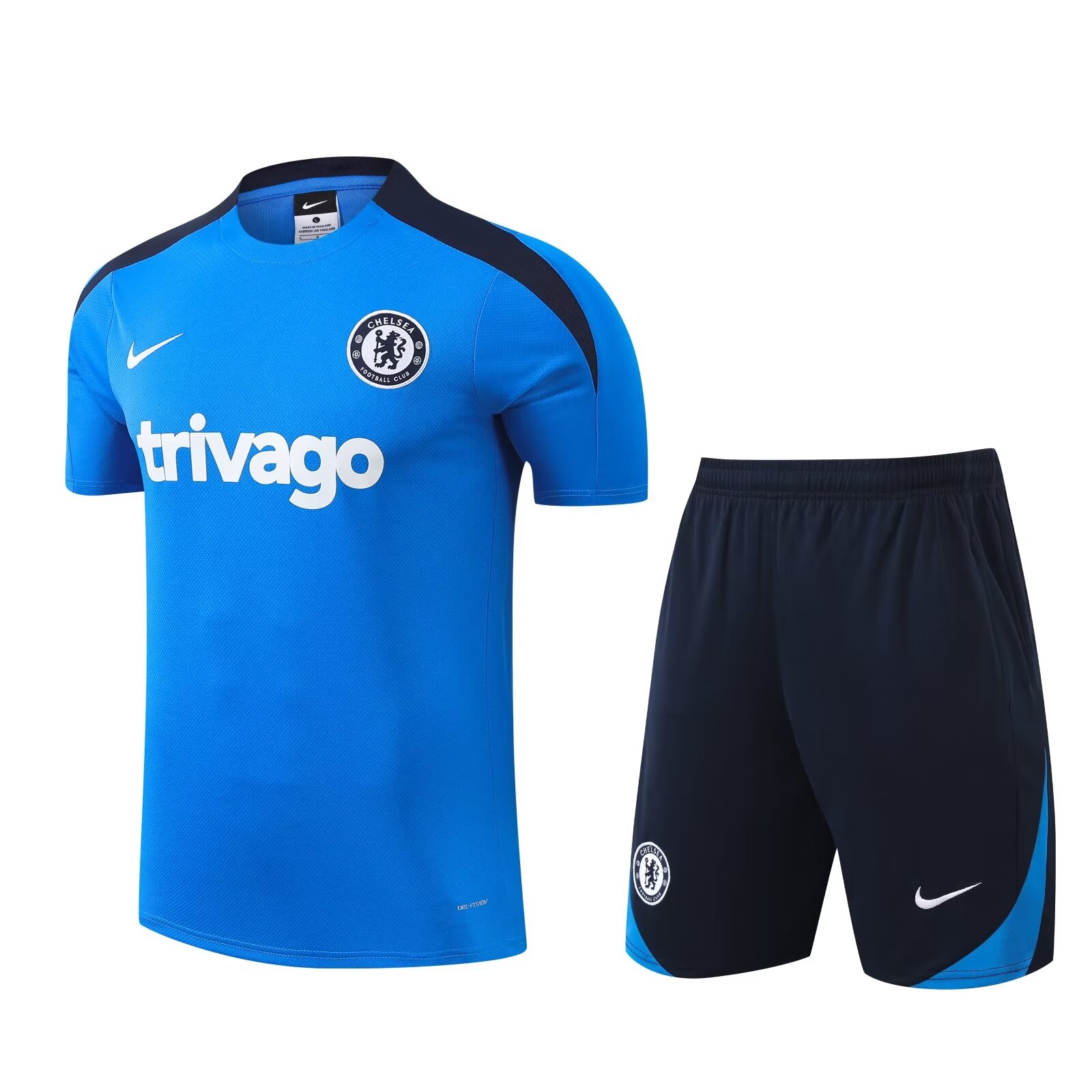 24/25 Chelsea Short Sleeve Training Kit Blue Football Shirt Thai Quality