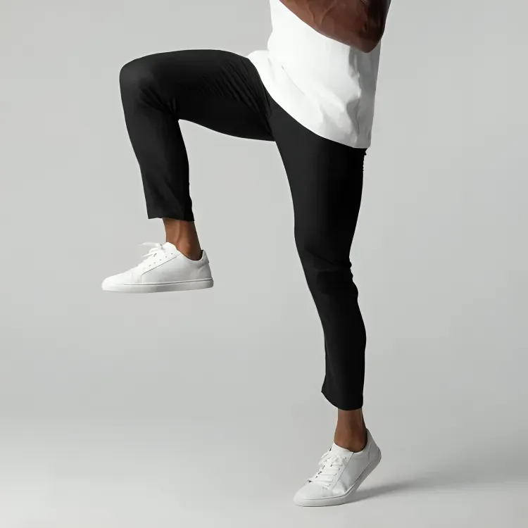 Men's Slim Fit Stretch Chinos &ndash; Smart Casual Tapered Trousers &ndash; view 2