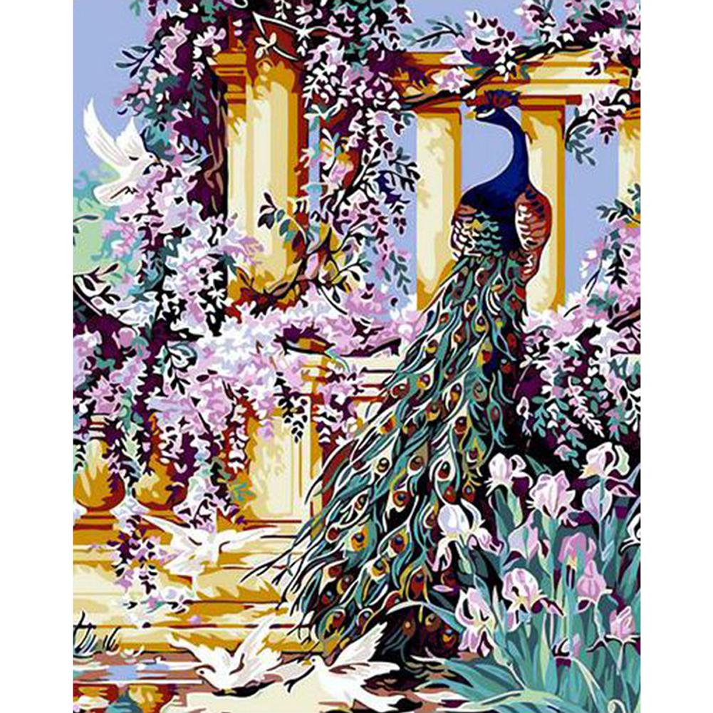 

40x50cm - Paint By Numbers Peacork, 501 Original