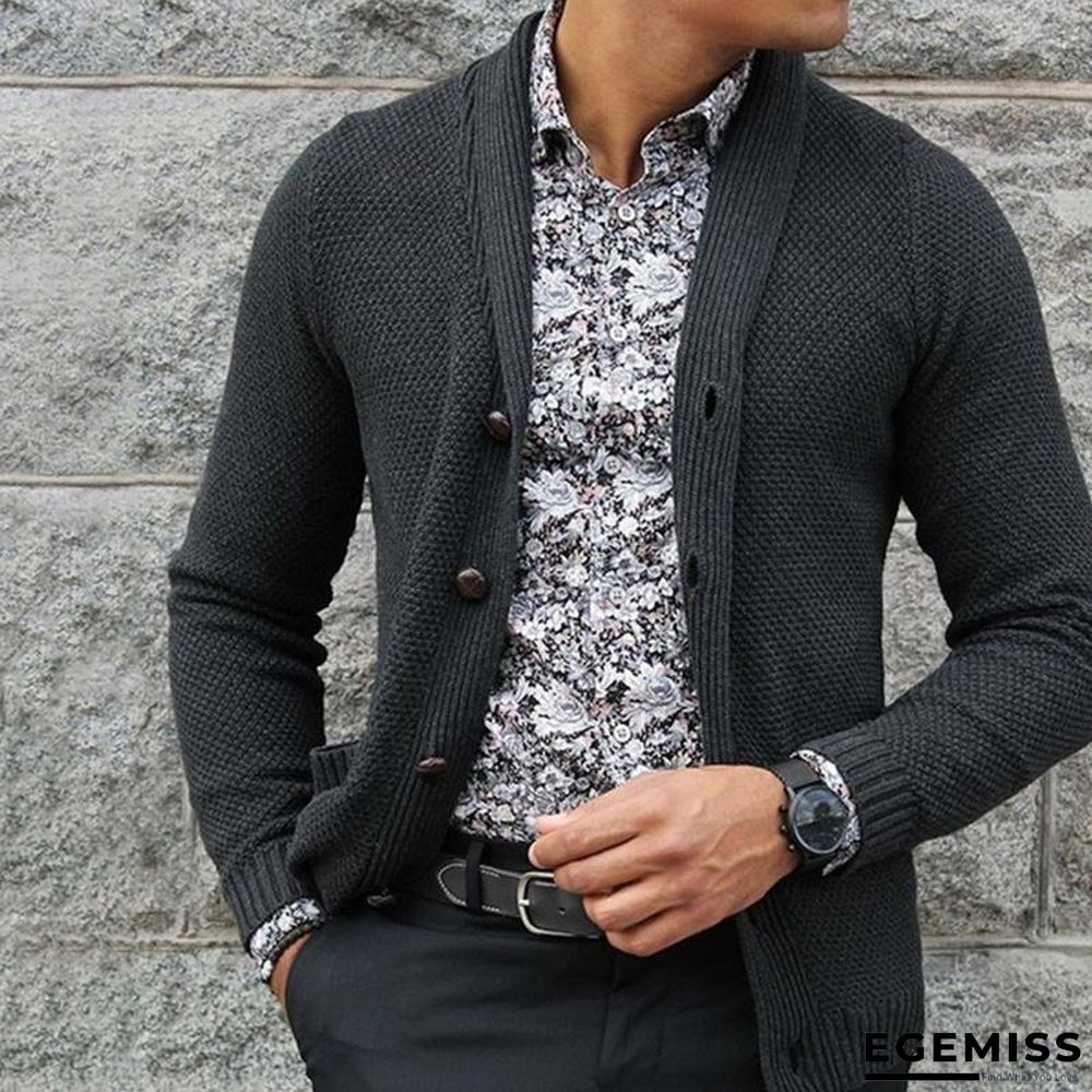 Men's Cardigan Single-breasted Sweater | EGEMISS