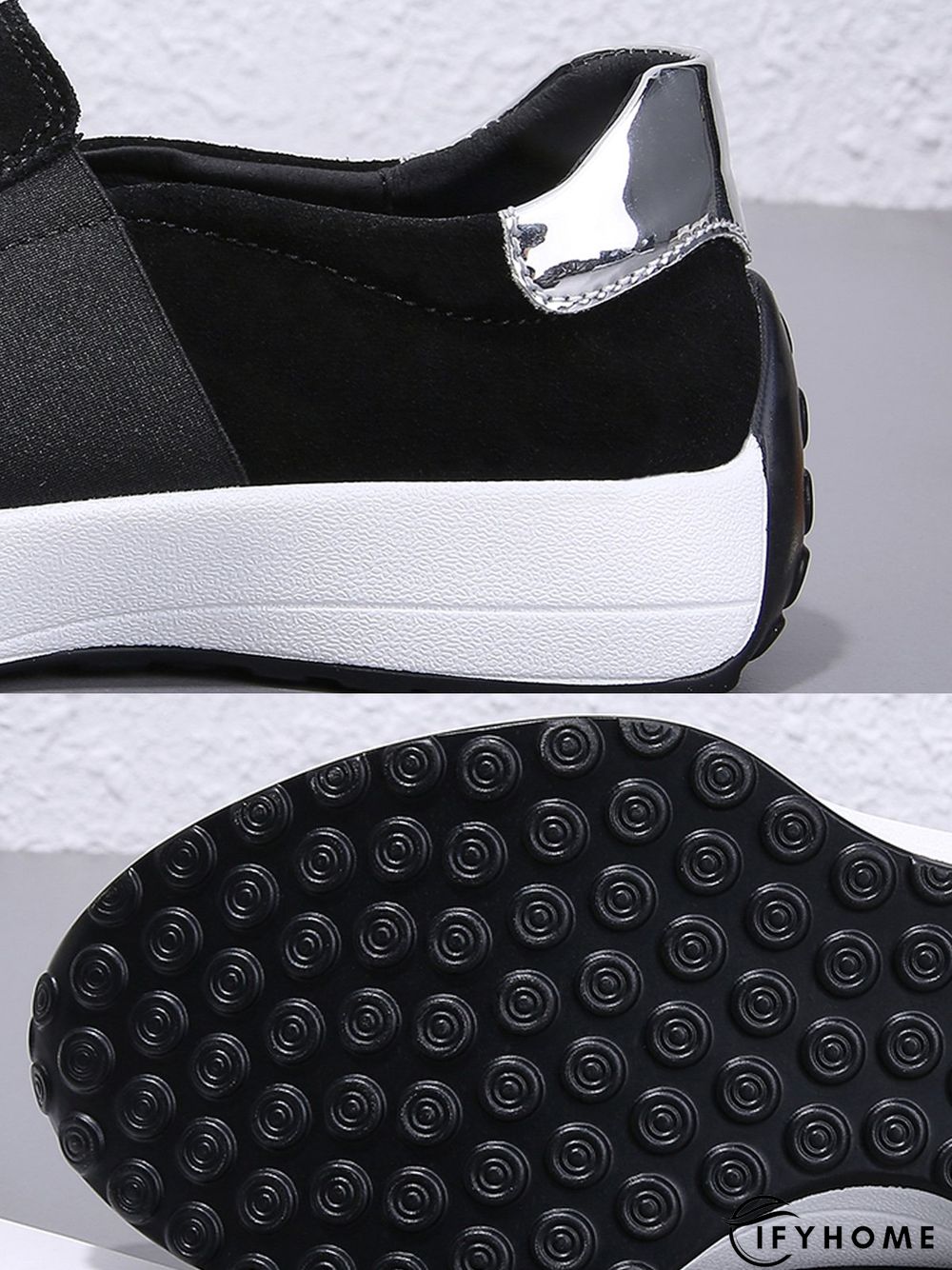 Casual Color Block Slip On Walking Shoes | IFYHOME