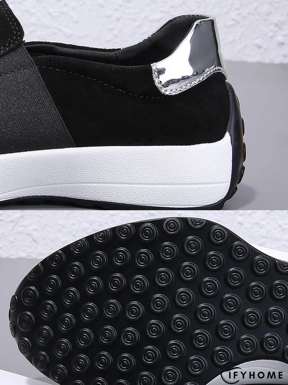 Casual Color Block Slip On Walking Shoes | IFYHOME