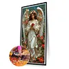 Kit de peinture diamant&eacute;e Angel Full DIY 5D carr&eacute; pour adulte 40*70cm