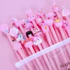 20PCS Adorable 0.5mm Black Gel Pen School Opens Season Student Office Cute Stationery
