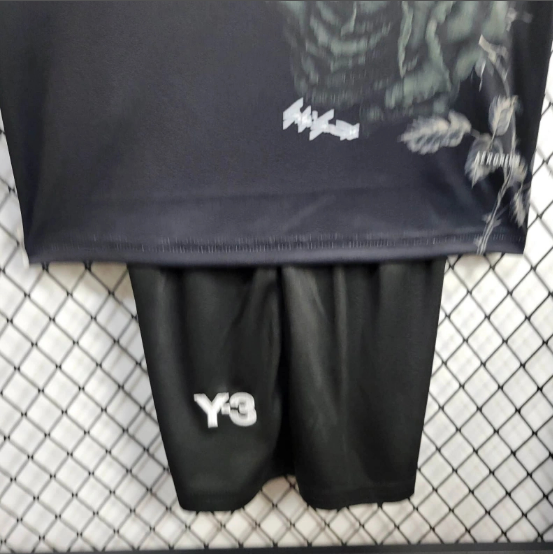 2024-2025 Real madrid Y3 Black Kids Kit Football Shirt Thai Quality