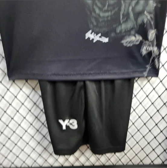 2024-2025 Real madrid Y3 Black Kids Kit Football Shirt Thai Quality