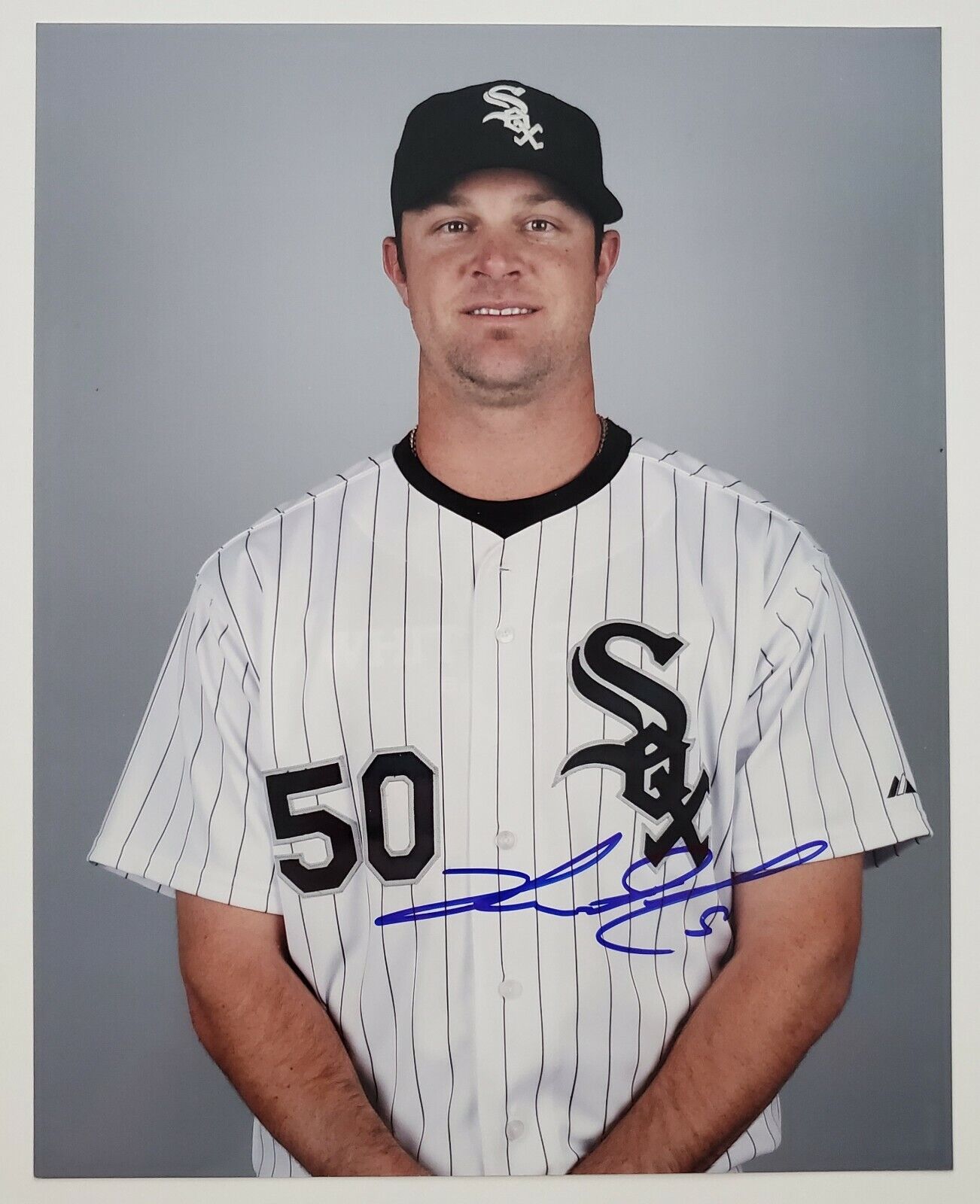 John Danks Signed 8x10 Photo Poster painting MLB Chicago White Sox Pitcher Auto RAD