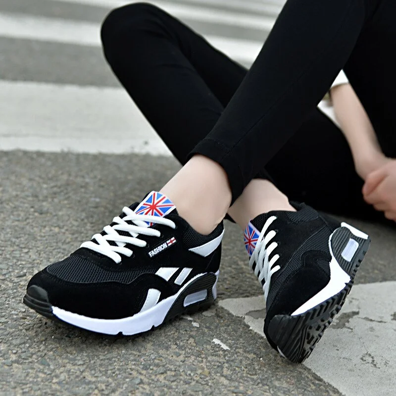 2019 New Fashion Women Sneakers Trainers Sneakers Women Casual Shoes Grils Wedges Canvas Shoes