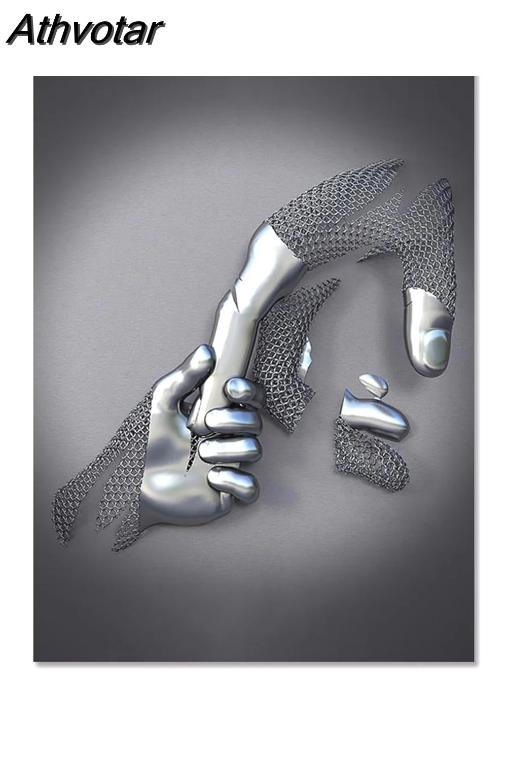 Athvotar Figure Statue Canvas Painting Romantic Abstract Posters Prints Wall Art Pictures Modern Living Room Decorations for Home