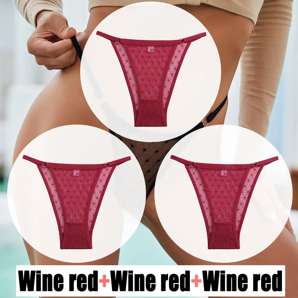 Sexy Lace Panties Women's Underwear Mesh Transparent Sexy lingerie Soft Intimate Underpants Plus Size M-XXL Female Underwear