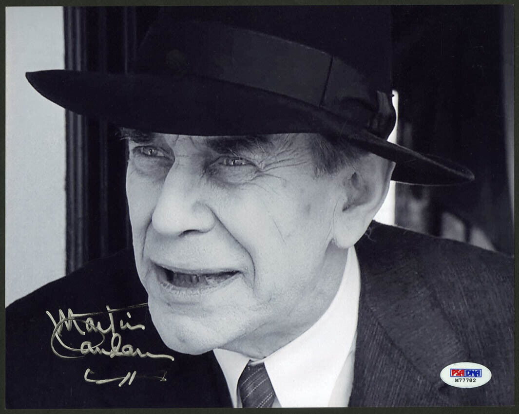 Martin Landau SIGNED 8x10 Photo Poster painting Bela Lugosi Ed Wood OSCAR PSA/DNA AUTOGRAPHED