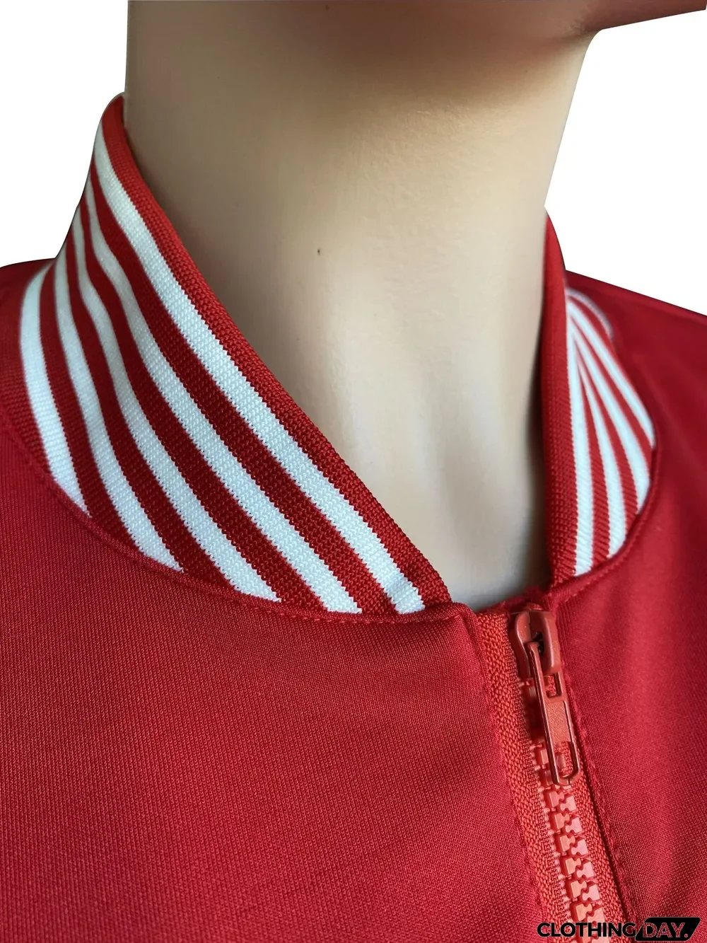 Fashion Hip-hop Style Stitching Threaded Zipper Baseball Uniform