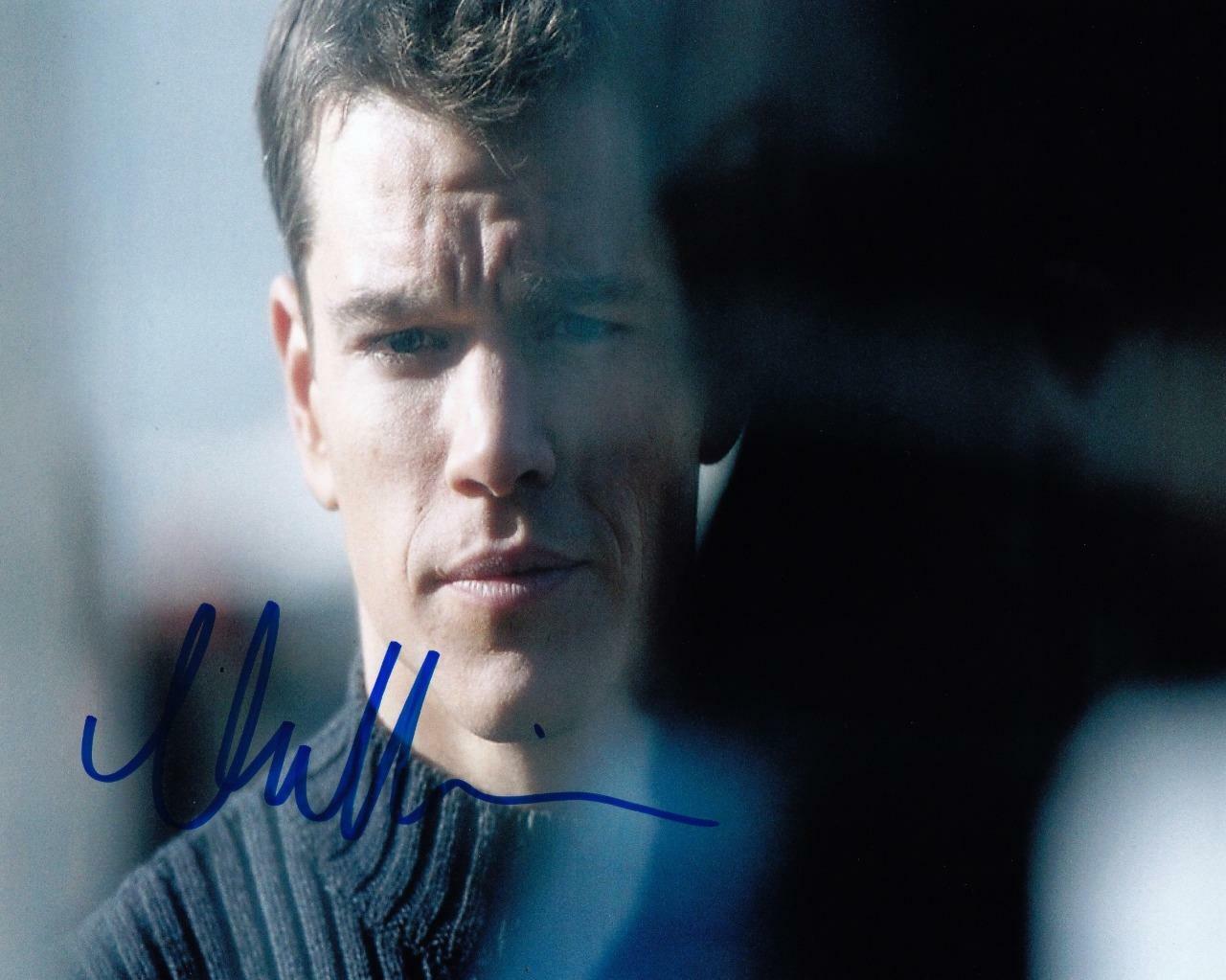 Matt Damon The Bourne Identity SIGNED AUTOGRAPHED 10X8 REPRODUCTION PRINT Photo Poster painting