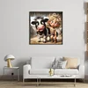Sunshine Girl Cow-11CT Stamped Cross Stitch 40*40cm