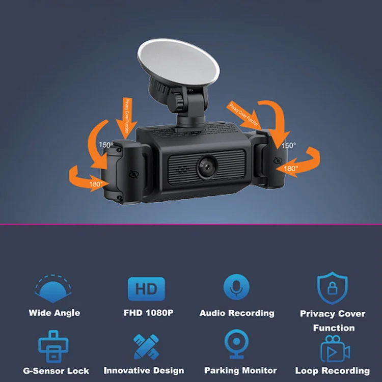 🔥New Arrival 2025🔥4-Channel HD Dash Cam with Night Vision