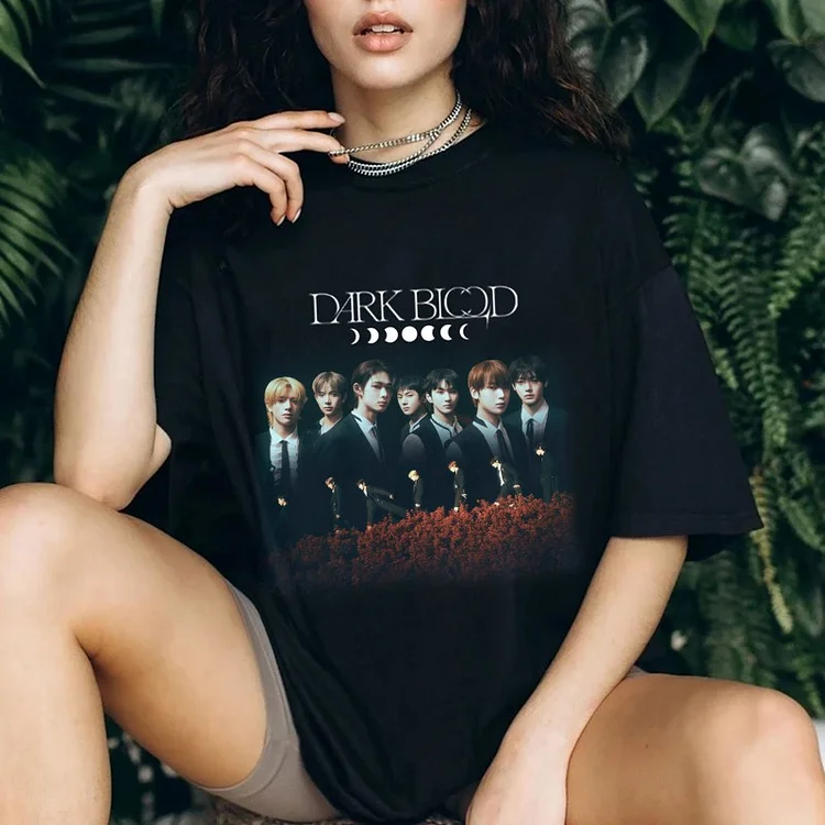 ENHYPEN Album DARK BLOOD Teaser Images T-shirt