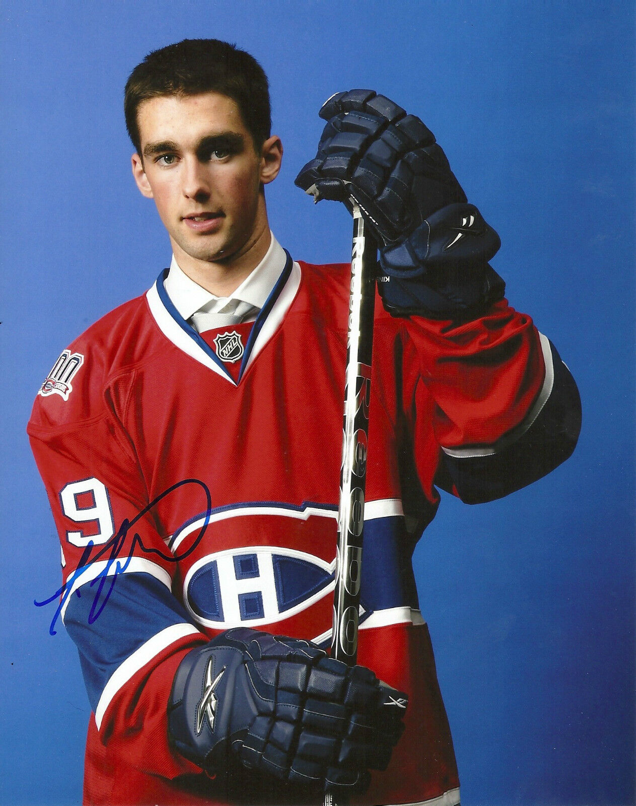 LOUIS LEBLANC MONTREAL CANADIANS SIGNED 8X10 Photo Poster painting 2
