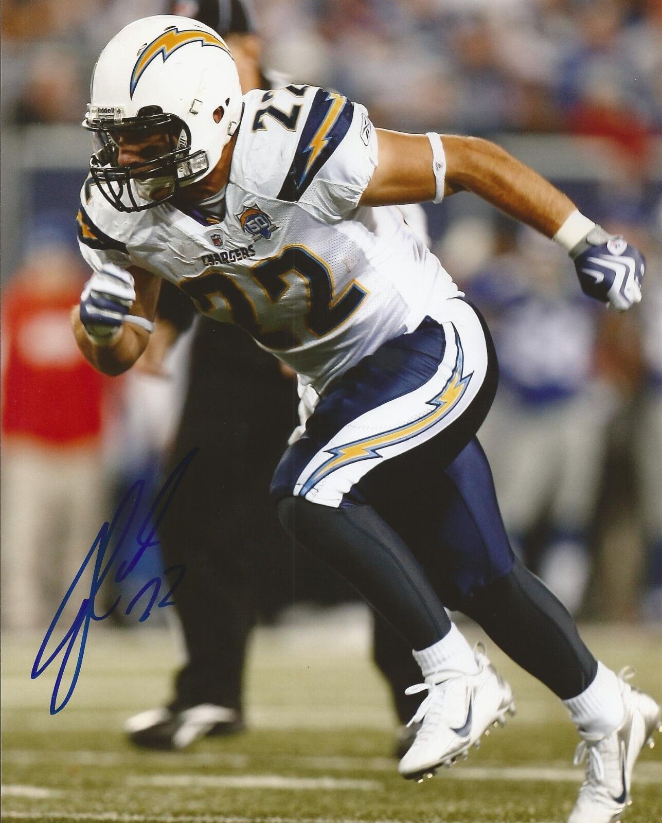 JACOB HESTER SIGNED SAN DIEGO CHARGERS 8x10 Photo Poster painting #3