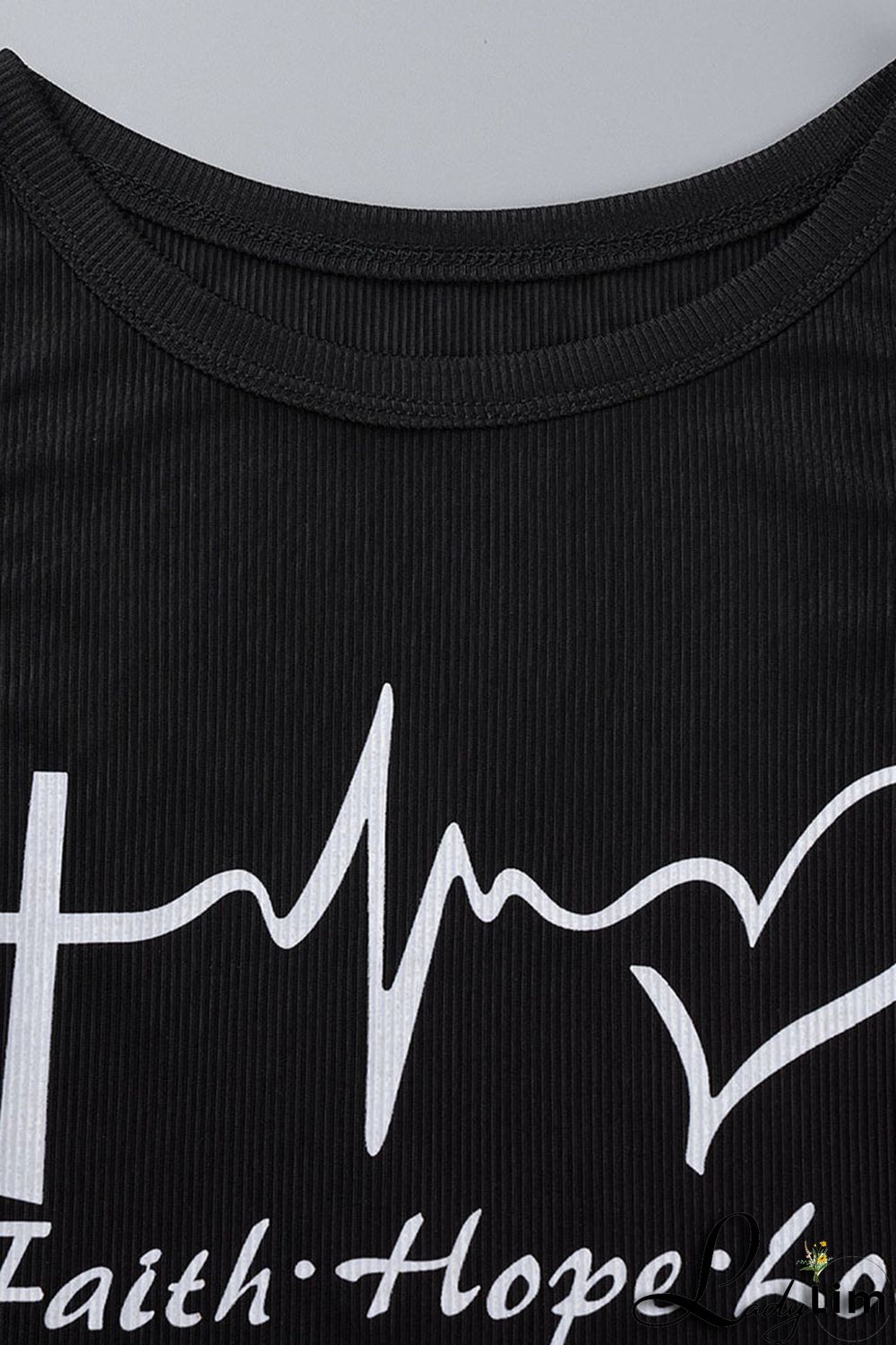 White Sexy Print Patchwork O Neck Tops