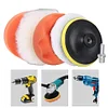 3/4/5 Inch Buffing Waxing Clean Polish Wool Buffer Drill Wheel Polisher Reusable