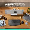 Wireless trackball mouse, ergonomic, office-oriented, Bluetooth dual-mode, USB-C fast charging