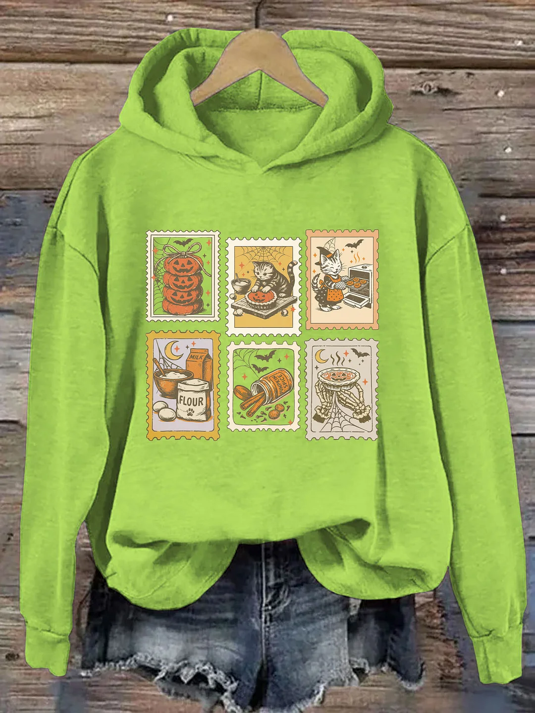 Spooky Cat Halloween Hoodie