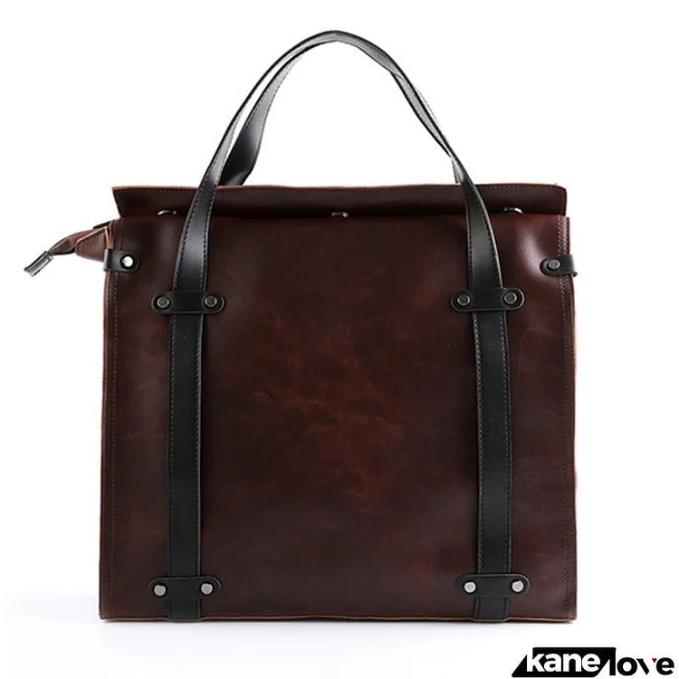 Male Vintage High Capacity Casual Office Travel Handbag