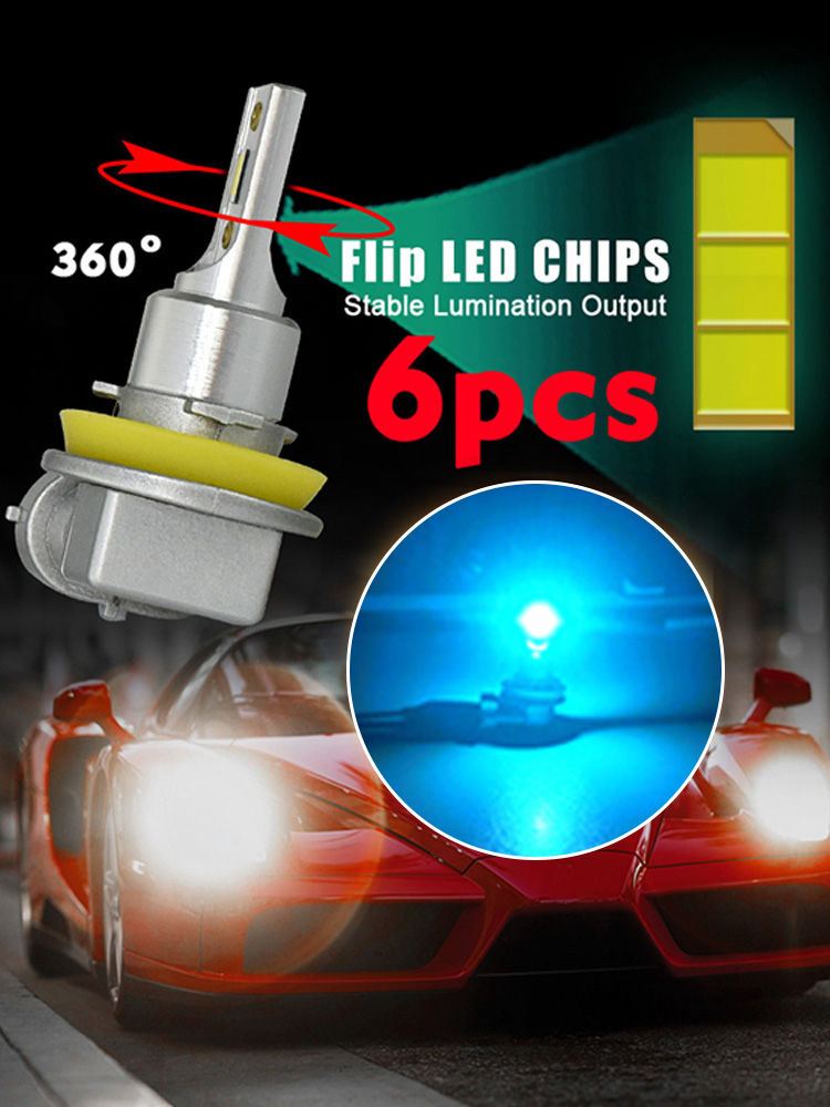 

1 Pair CNSUNNYLIGHT LED Car High Brightness Waterproof 2400lm Fog Lights, H11, 501 Original