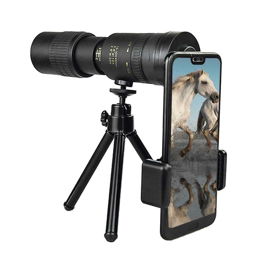Zoom Monocular Telescope Scope Long Range Telescope for Smartphone  Military Spyglass Zoom HD for Camping Hunting