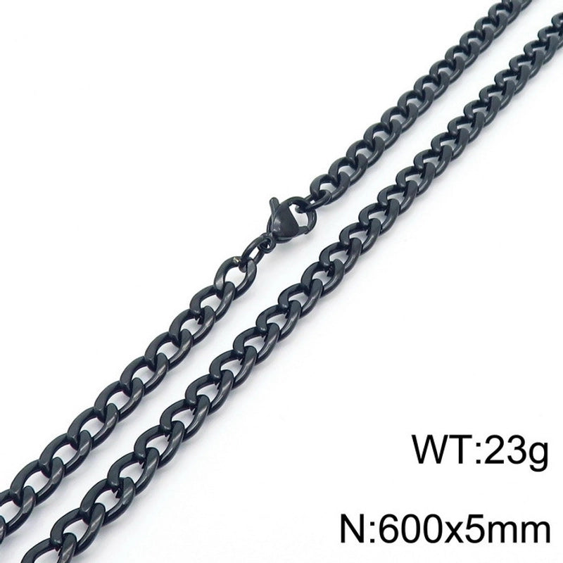 Fashion Geometric Stainless Steel Plating Necklace 1 Piece