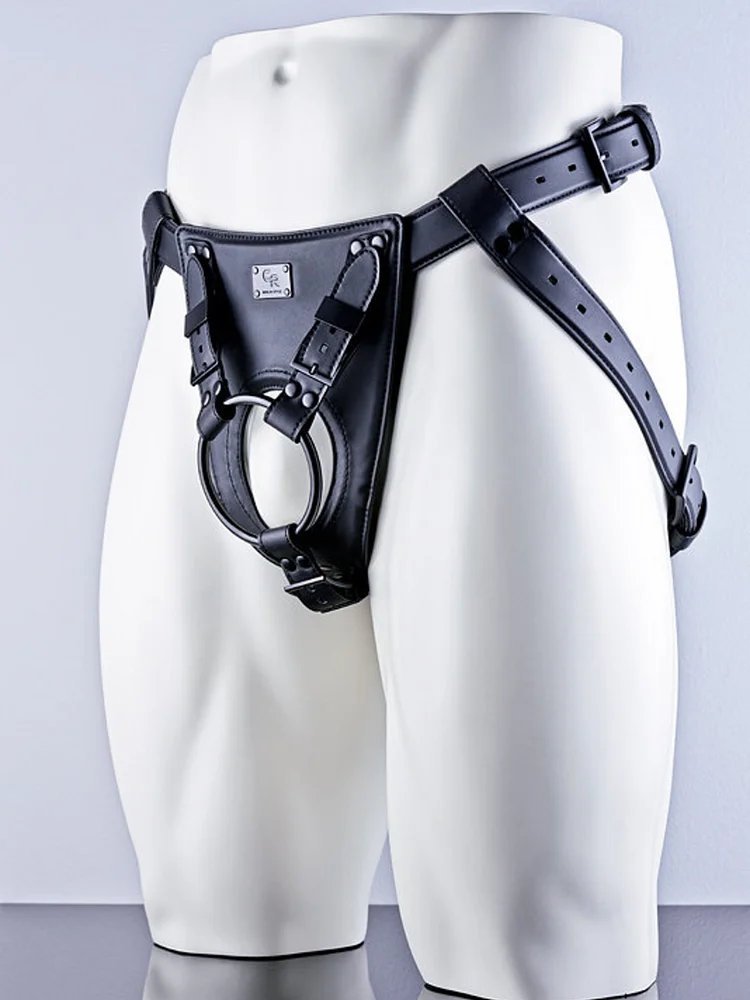 pornhint Pornhint STRAPON JOCK-STRAP Strap-on strap-on belt for couples Harness belt Dildo belt Dildo pants twin-cage chastity sissy