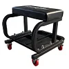 Garage Roller Seat Rolling Creeper Garage Shop Seat, Mechanic Stool for Workshop, Auto Repair Shop, Rolling Garage Seat with Tool Tray Storage, Swivel Casters & Padded Seat, 250 lb Capacity
