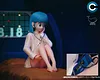 Romantic For You Bulma with LED - Dragon Ball Resin Statue - Shima Aji Studio