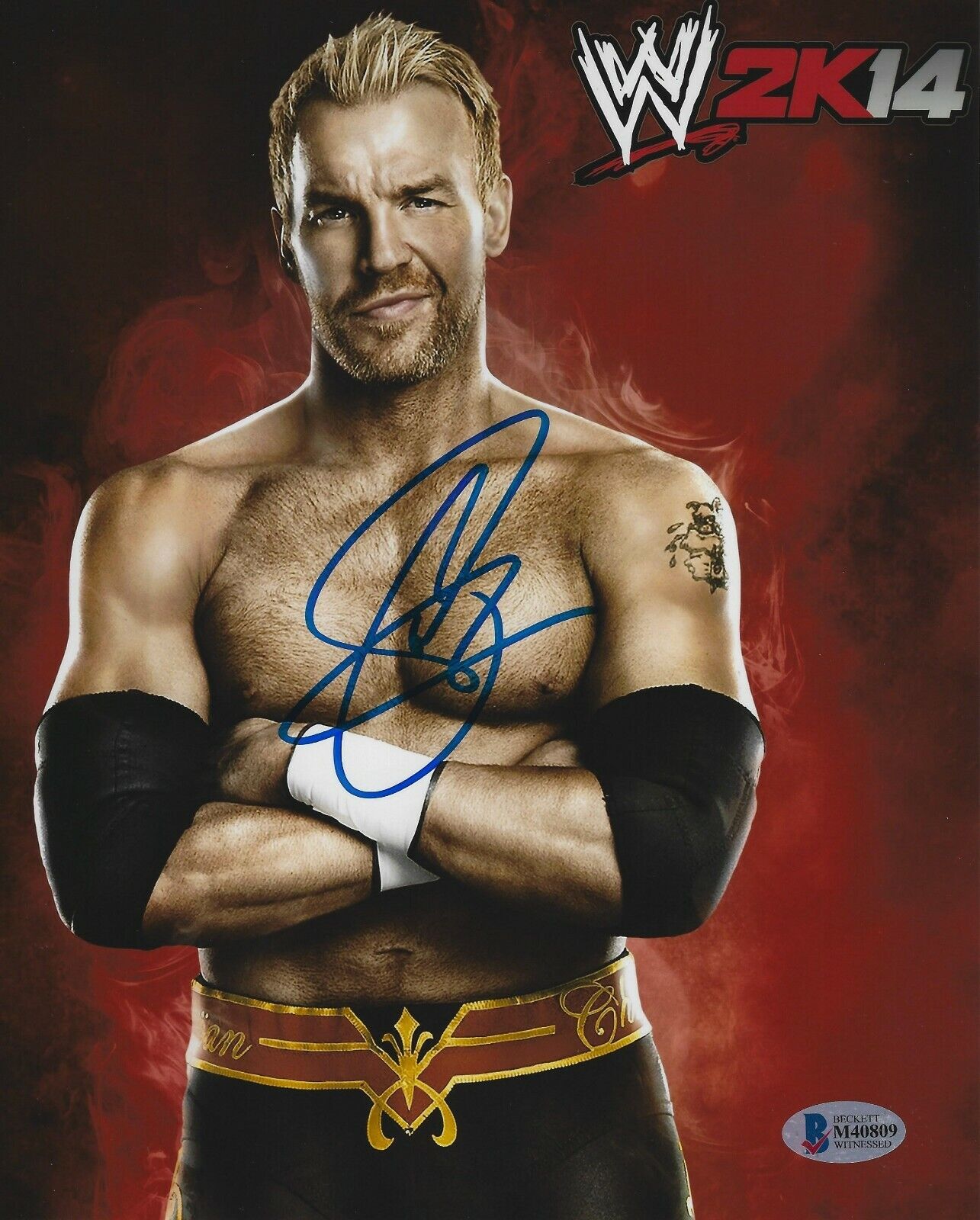 Christian Signed 8x10 Photo Poster painting BAS Beckett COA WWE Wrestling 2K14 Picture Autograph