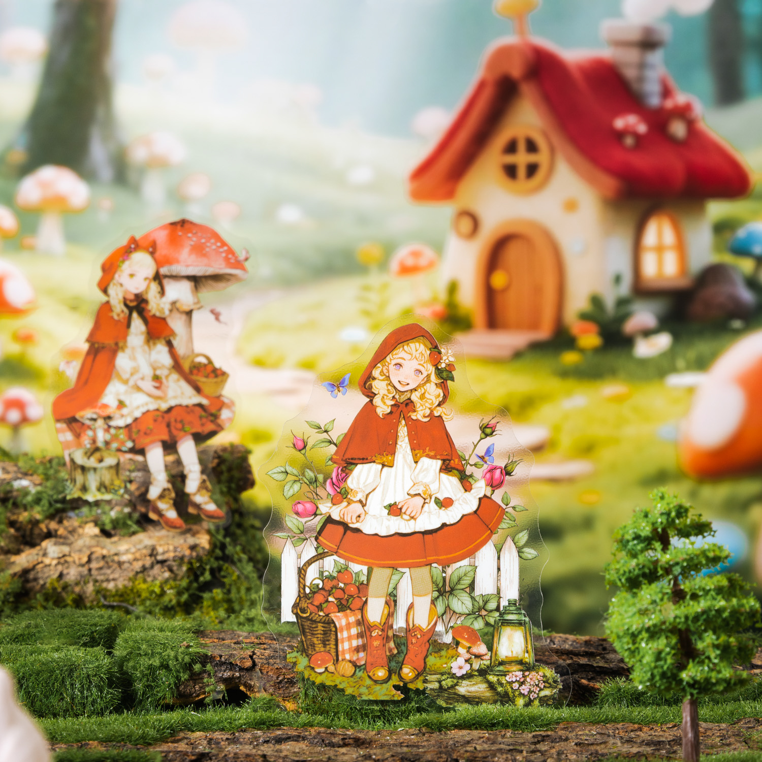 PET 스티커 - 동화 모험 시리즈 빈티지 캐릭터