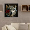 Diamond Painting-DIY Full Round Drill Wolf(40*40CM)