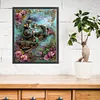 Train-11CT Stamped Cross Stitch 40*55cm/15.75*21.65in