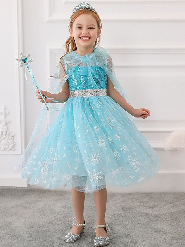 Oknass Ball Gown Sleeveless Jewel Neck Flower Girl Dresses Tulle With Bow Paillette