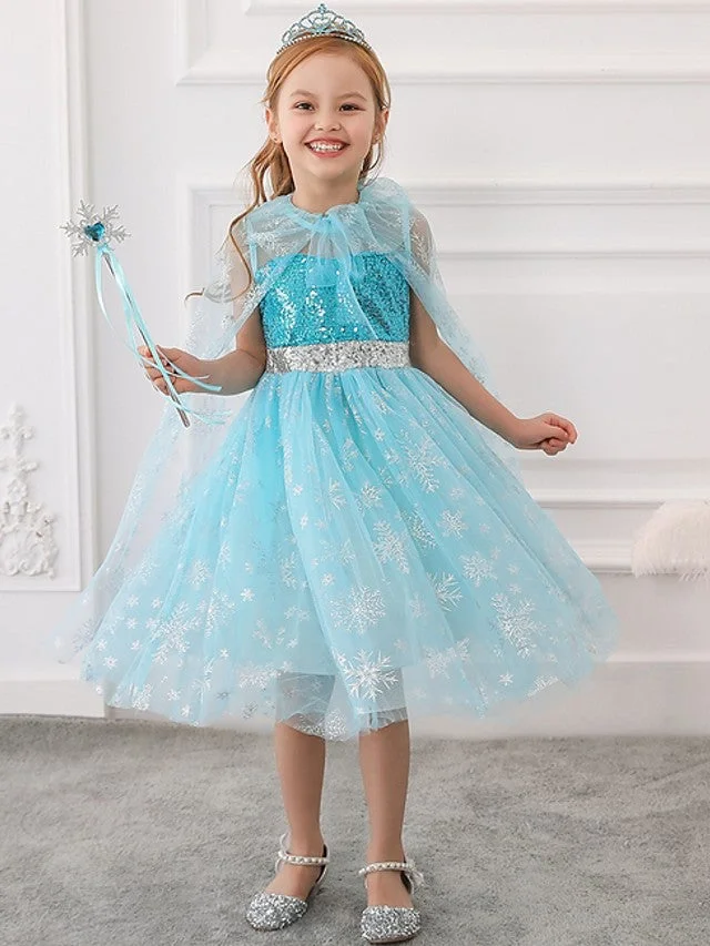 Daisda Ball Gown Sleeveless Jewel Neck Flower Girl Dresses Tulle With Bow Paillette