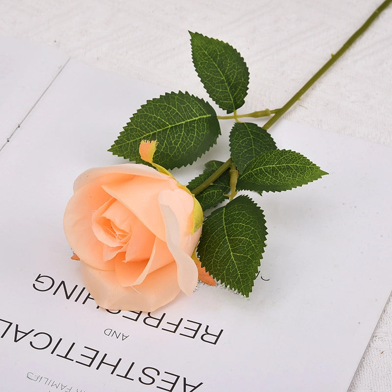 Office Culture/realistic Simulation/rose Simulation For Office Decoration