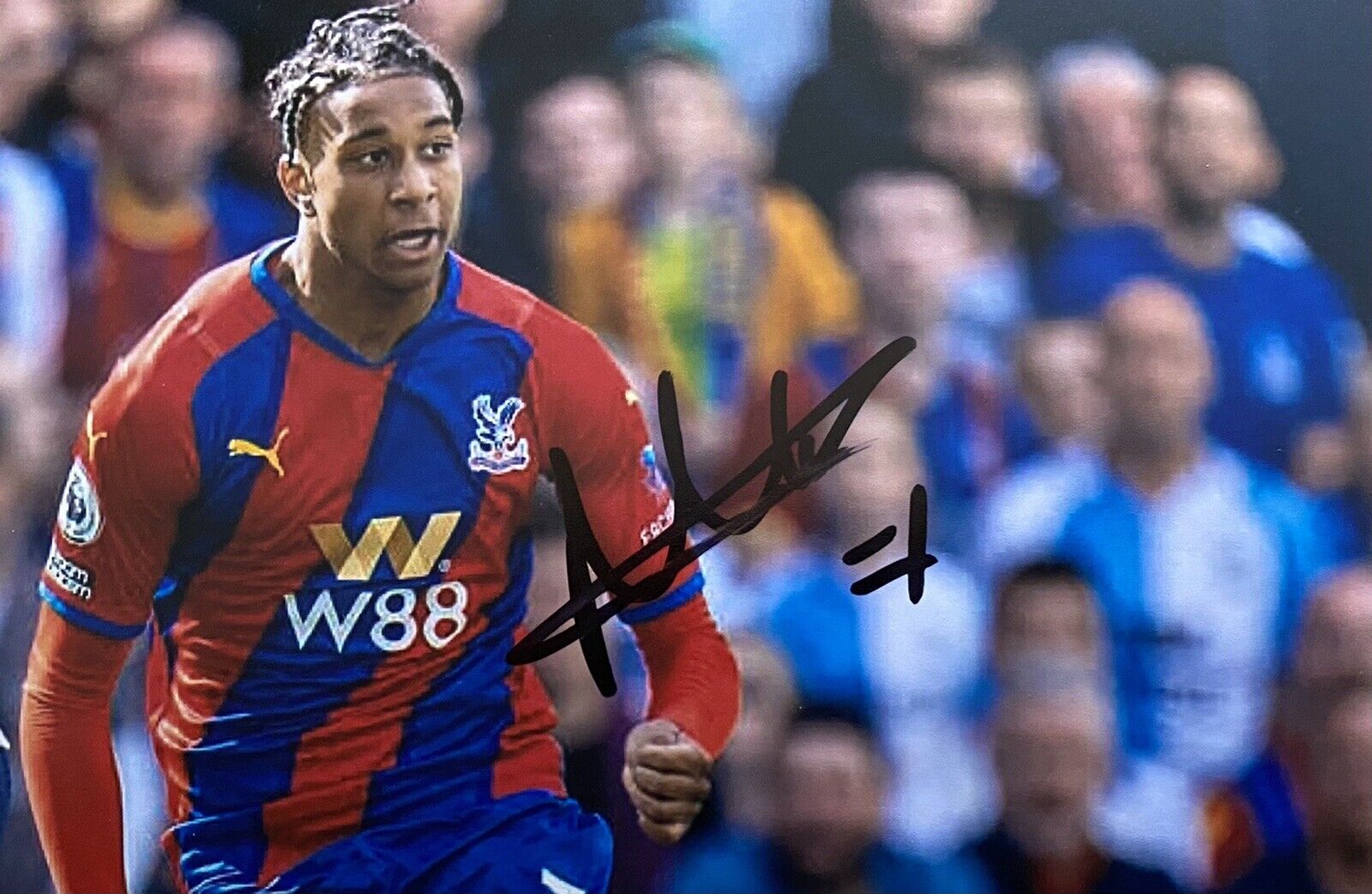 Michael Olise Genuine Hand Signed Crystal Palace 6X4 Photo Poster painting