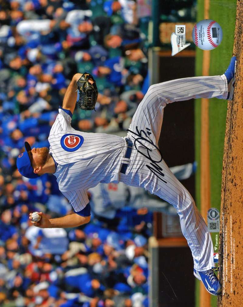 Wade Davis Mlb Coa Autograph Cubs 8x10 Photo Poster painting Hand Signed Authentic