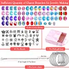 150 Pieces Ranekie Children's DIY crystal bracelet gift box