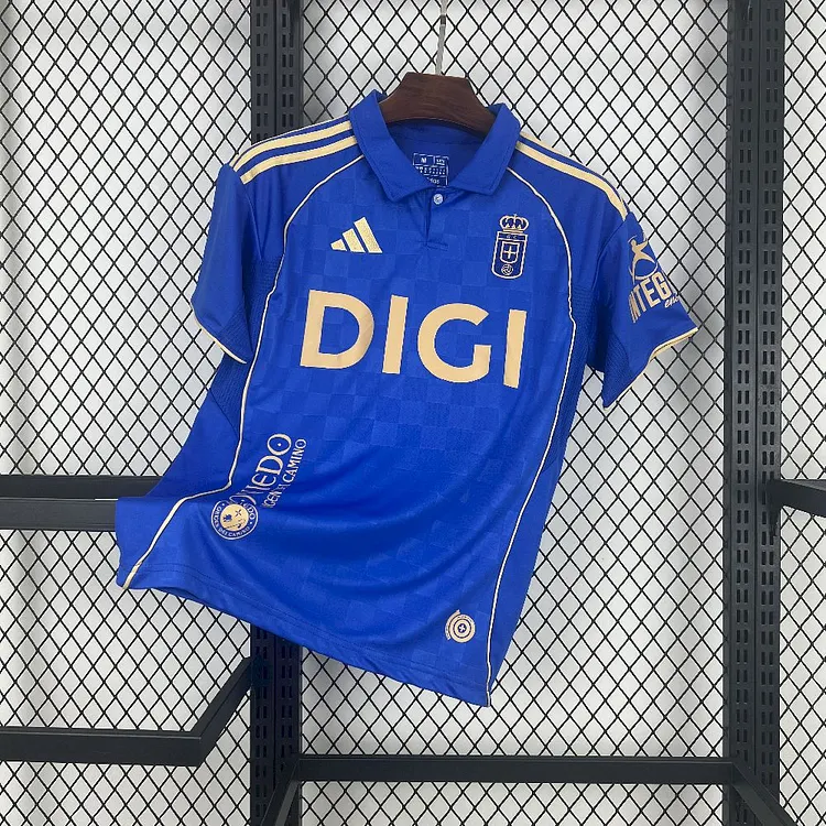 【S~4XL】Real Oviedo 25/26 Home Football Jersey