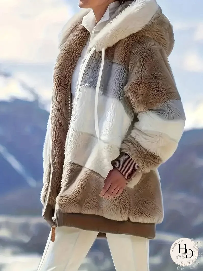 Trendy Tie-Dye Hooded Jacket