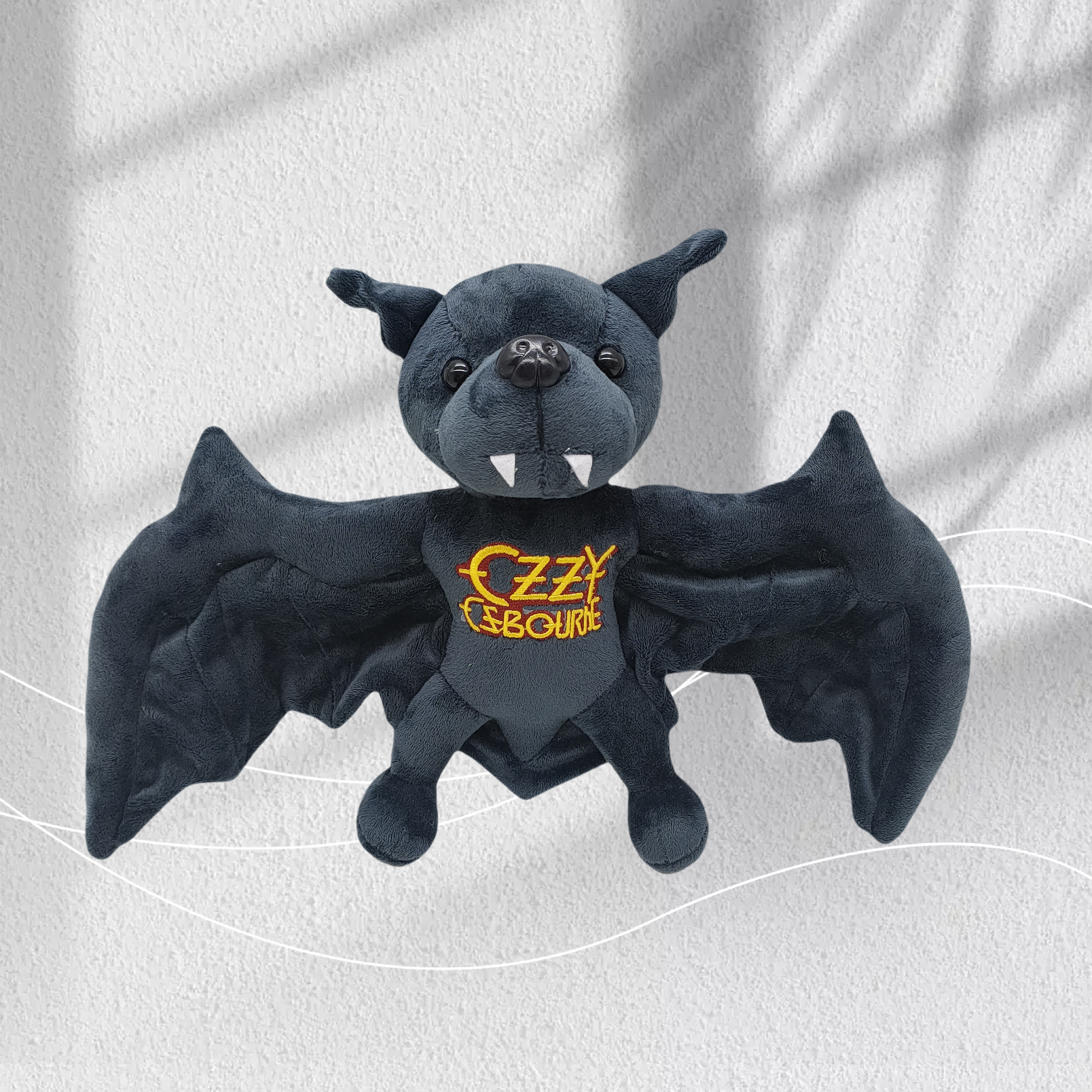 ozzy bat plush 1pcs White-Lily-Cookie-Plushies