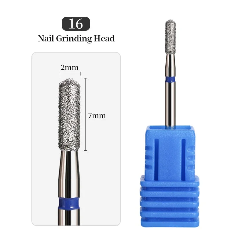 1Pcs Mini Carbite Dimond Nail Drill Bits Manicure Drill For Milling Cutter Electric Machine Nail Files Buffer Nail Art Equipment-Nail Inspo