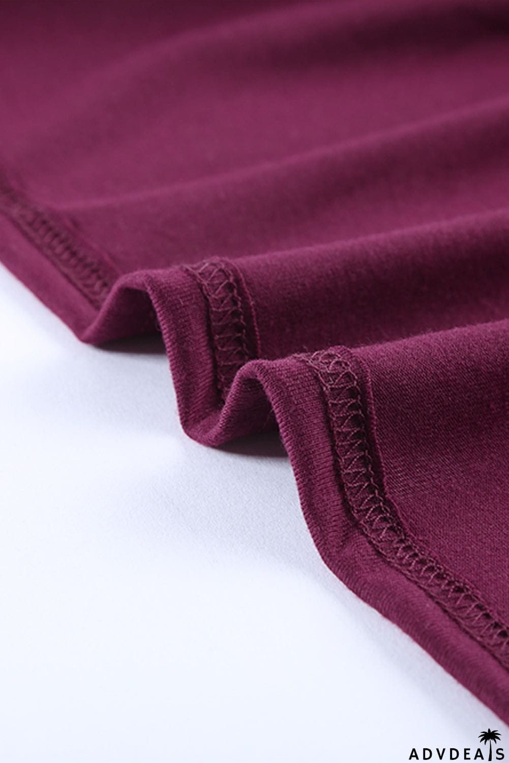 Burgundy Crew Neck Sleeveless Twist Hollow-out Bodycon Mini Dress