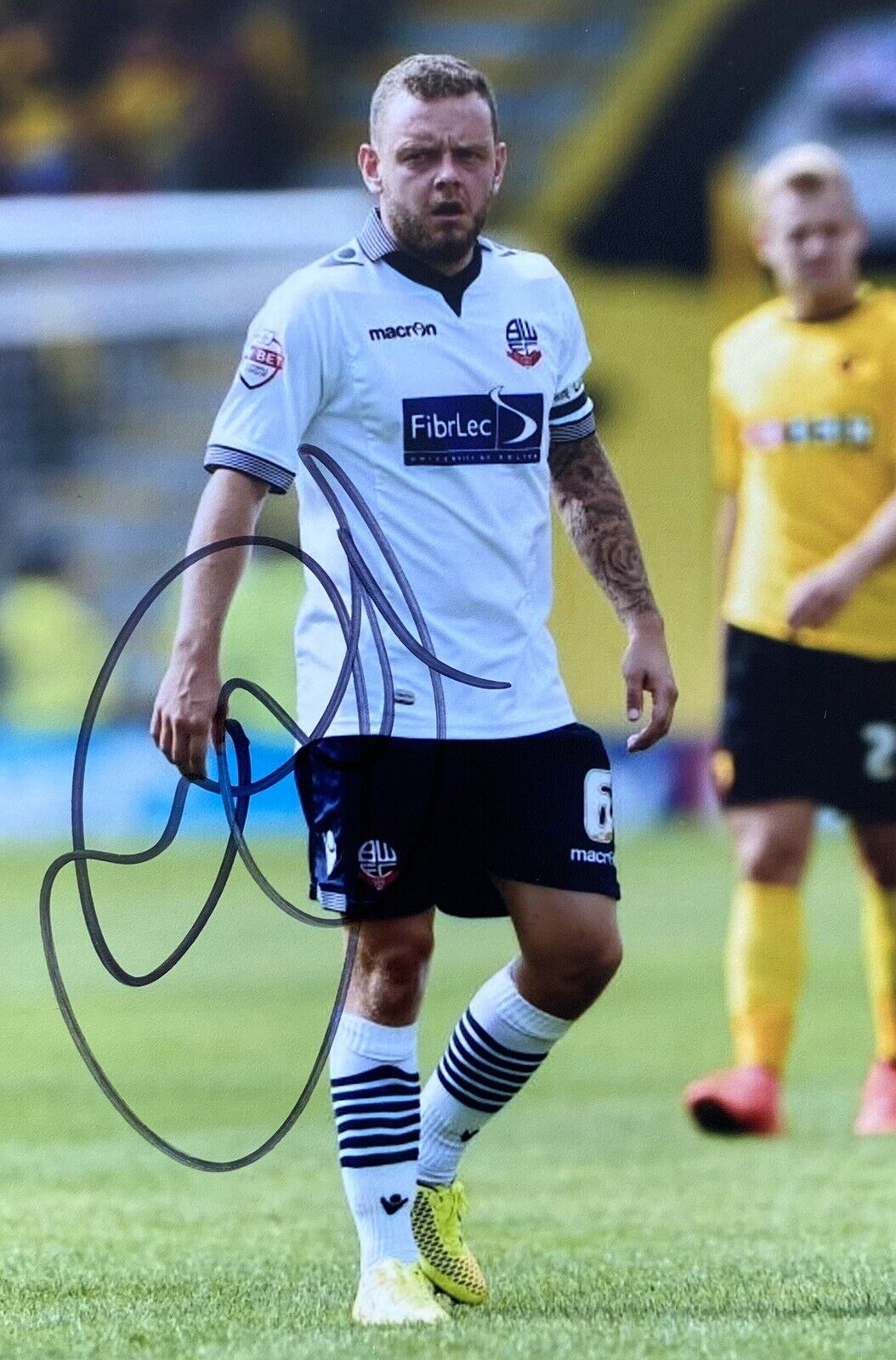 Jay Spearing Genuine Hand Signed Bolton Wanderers 6X4 Photo Poster painting