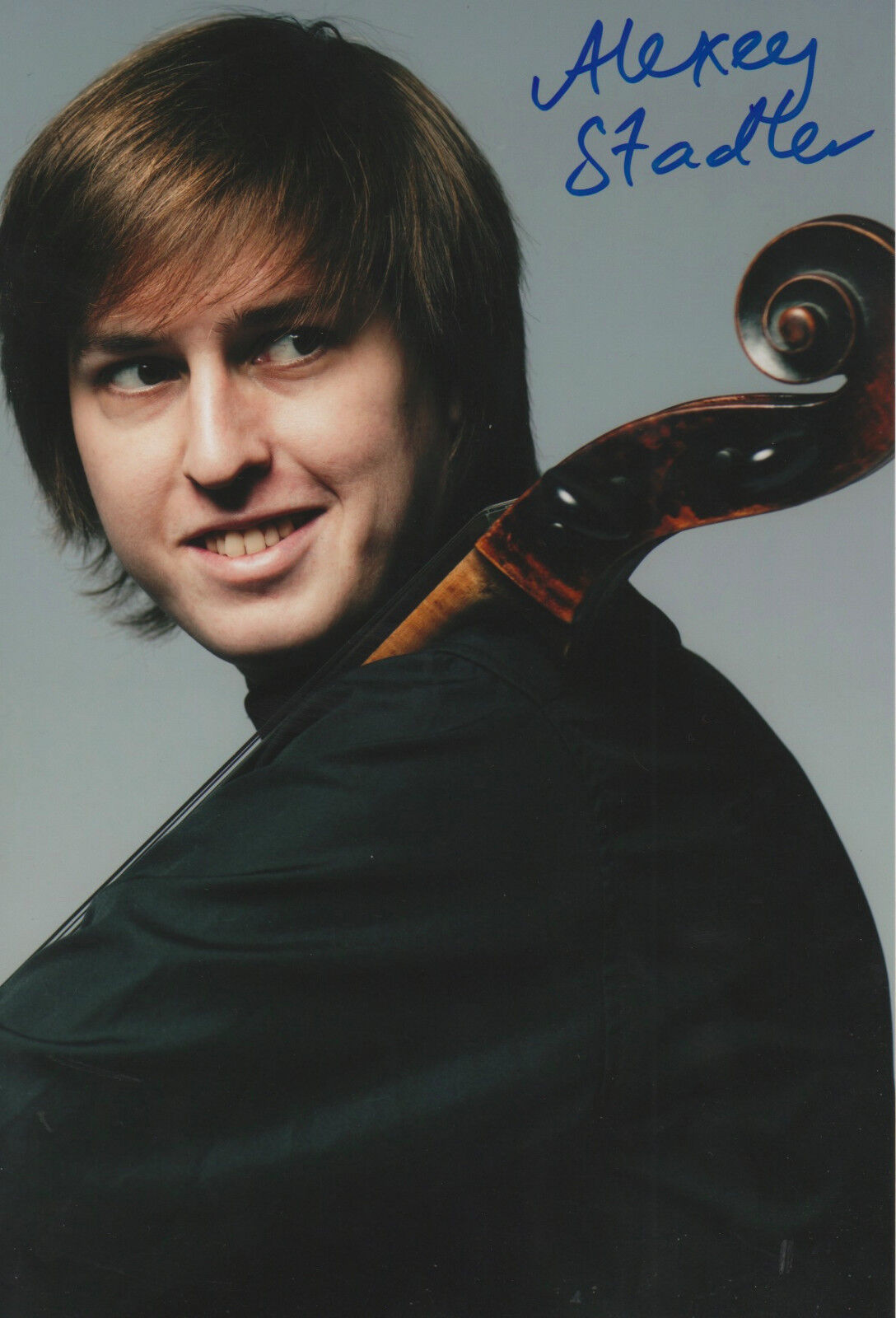 Alexey Stadler Cellist signed 8x12 inch Photo Poster painting autograph